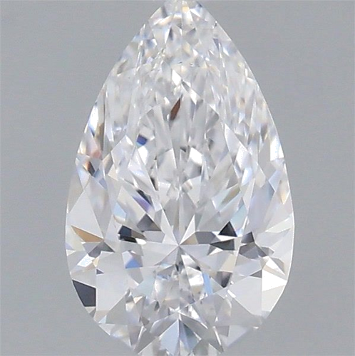 0.55 carat D-SI1 Natūralus Pear Deimantas (1)