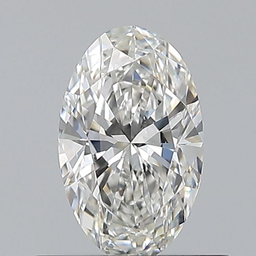 0.5 carat G-VS2 Natūralus Oval Deimantas (1)