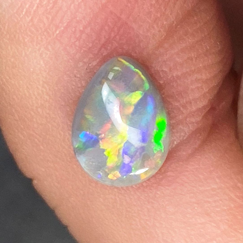 0.55 carat BLACK Pear Opal (1)
