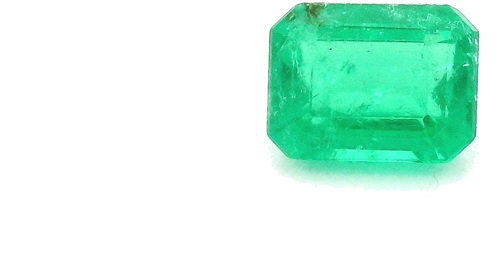 0.38 carat GREEN STEP cut Octagonal Smaragdas (1)