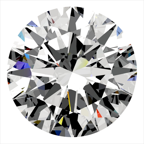 0.3 carat F-SI1 Very Good cut Natūralus Round Deimantas (1)