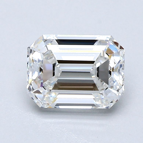 1.51 carat F-VVS2 Natūralus Emerald Deimantas (1)