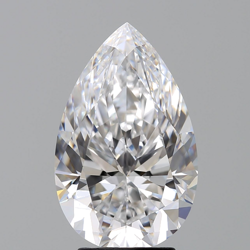 4.01 carat D-IF Natūralus Pear Deimantas (1)