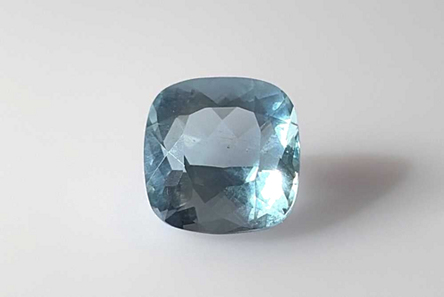 4.55 carat BLUE Cushion Aquamarine (1)