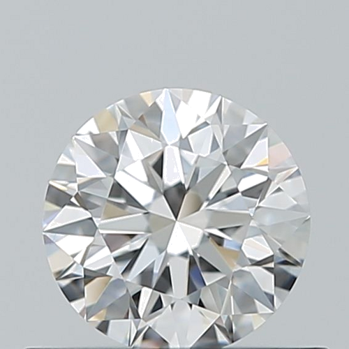 0.51 carat D-VVS2 Excellent cut Natūralus Round Deimantas (1)