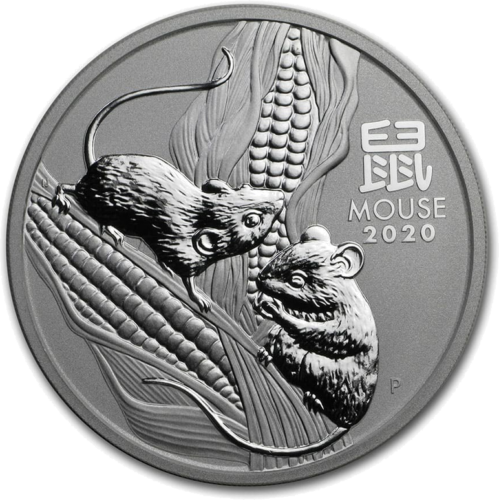 2 oz Year of the Mouse 2020 (Lunar III) Australia silver coin (1)