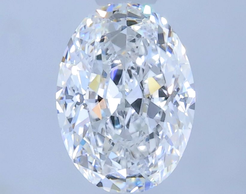 0.53 carat E-VVS1 Natūralus Oval Deimantas (1)