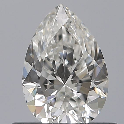 0.5 carat G-VS1 Natūralus Pear Deimantas (1)