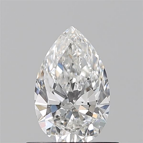 0.53 carat F-VVS1 Natūralus Pear Deimantas (1)