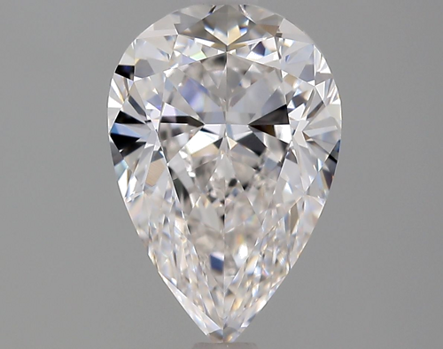 2.01 carat F-IF Natūralus Pear Deimantas (1)
