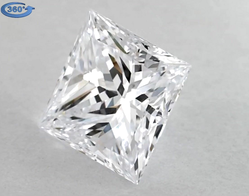 1.51 carat F-VS1 Natūralus Princess Deimantas (1)