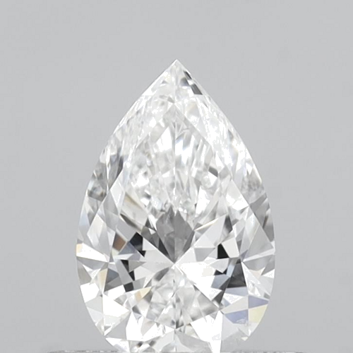0.5 carat D-SI1 Natūralus Pear Deimantas (1)