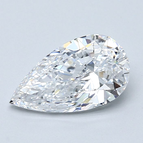 1.5 carat D-VS2 Natūralus Pear Deimantas (1)