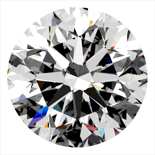 0.4 carat E-VS2 Very Good cut Natūralus Round Deimantas (1)