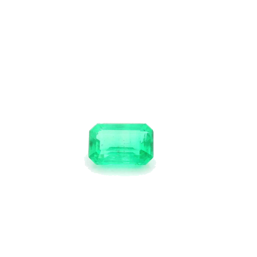 0.67 carat GREEN STEP cut Octagonal Smaragdas (1)