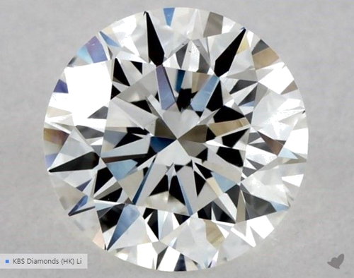 0.53 carat G-VS1 Excellent cut Natūralus Round Deimantas (1)