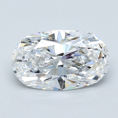 2.01 carat D-VS2 Natūralus Oval Deimantas (1)