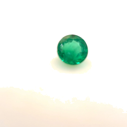 0.49 carat GREEN Round Smaragdas (1)
