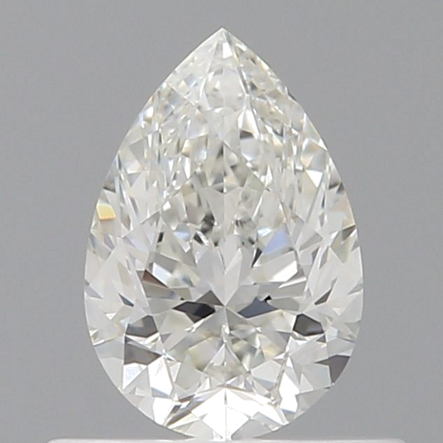 0.5 carat H-SI1 Natūralus Pear Deimantas (1)