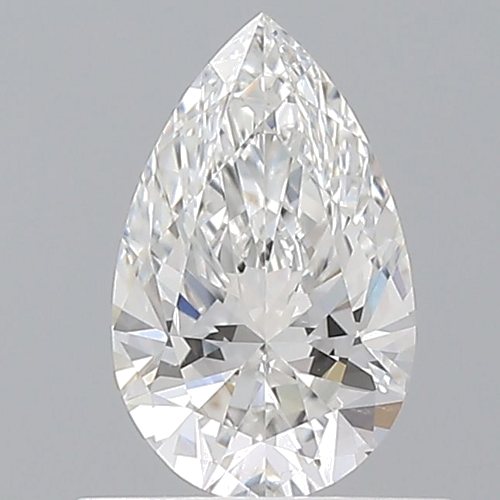 0.5 carat E-VS2 Natūralus Pear Deimantas (1)