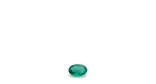 0.37 carat GREEN Oval Smaragdas (1)