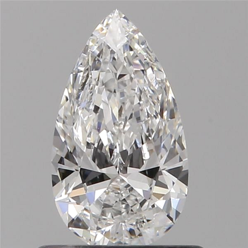 0.57 carat E-VVS2 Natūralus Pear Deimantas (1)