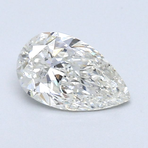 0.72 carat I-SI2 Natūralus Pear Deimantas (1)