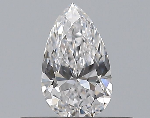 0.3 carat D-VS1 Natūralus Pear Deimantas (1)