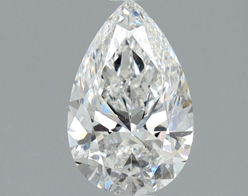 1.2 carat F-SI1 Natūralus Pear Deimantas (1)
