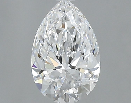 0.55 carat D-VVS2 Natūralus Pear Deimantas (1)