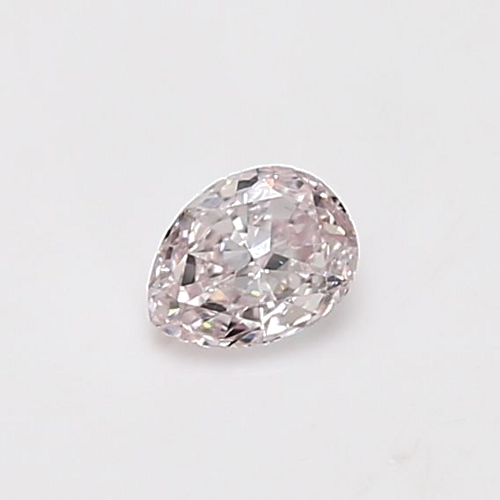 0.29 carat Light Pink-SI1 Natūralus Pear Deimantas (1)