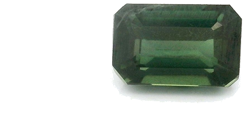 0.61 carat BLUE STEP cut Octagonal Safyras (1)