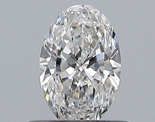 0.46 carat E-VVS2 Natūralus Oval Deimantas (1)