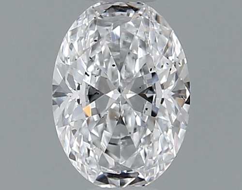 0.41 carat D-SI1 Natūralus Oval Deimantas (1)