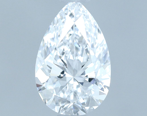 0.63 carat D-VS2 Natūralus Pear Deimantas (1)