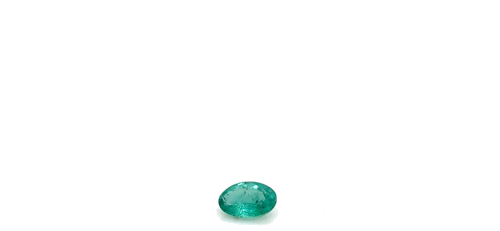 0.37 carat GREEN Oval Smaragdas (1)