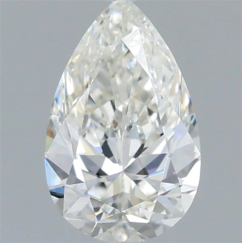 0.5 carat I-SI1 Natūralus Pear Deimantas (1)
