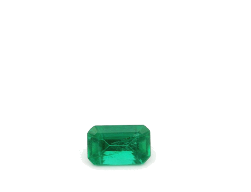 0.28 carat GREEN STEP cut Octagonal Smaragdas (1)