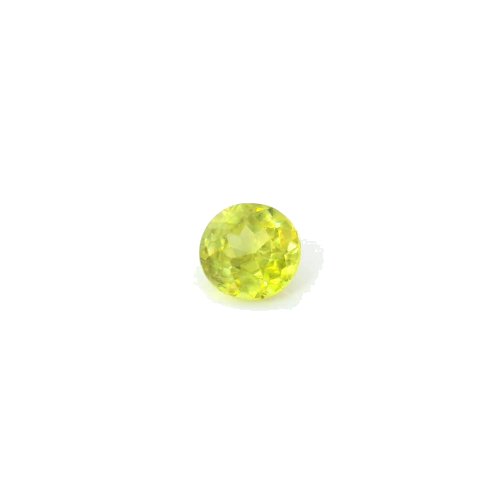 0.61 carat YELLOW Round Sphene (1)