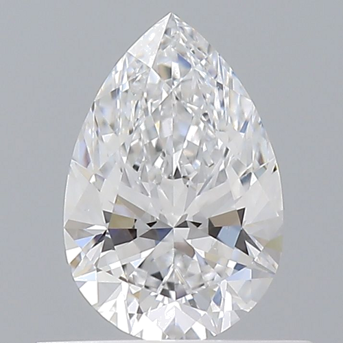 0.52 carat D-VS2 Natūralus Pear Deimantas (1)