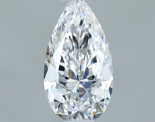 0.32 carat D-VVS1 Natūralus Pear Deimantas (1)