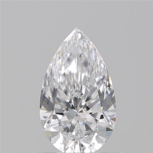 0.74 carat D-VVS1 Natūralus Pear Deimantas (1)