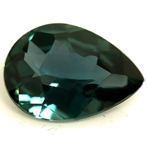 0.32 carat TEAL Pear Safyras (1)