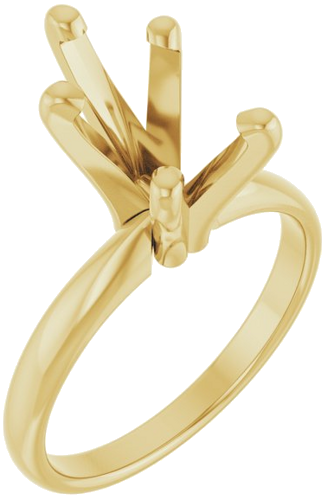 Sužadėtuvių Žiedas „Solitaire“ 14k yellow gold Pear 11.5mm x 7.5mm (1)