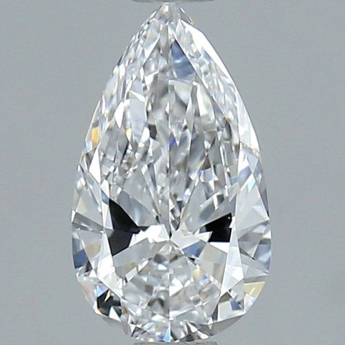 0.9 carat D-VS1 Natūralus Pear Deimantas (1)