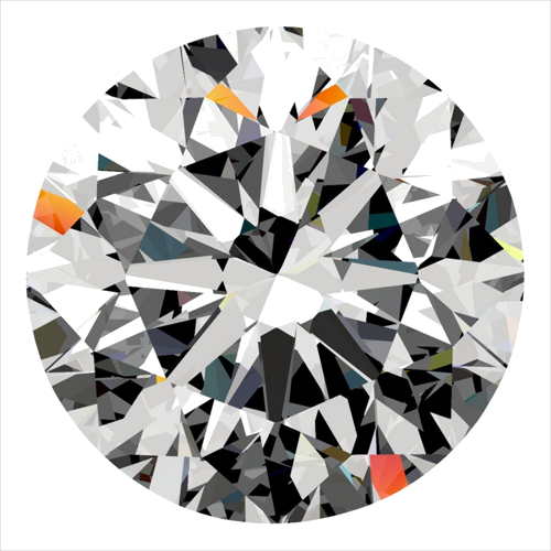 0.3 carat F-SI2 Very Good cut Natūralus Round Deimantas (1)