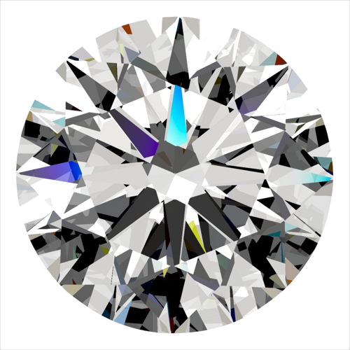 0.31 carat D-VVS2 Excellent cut Natūralus Round Deimantas (1)