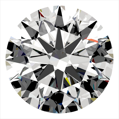 0.33 carat F-SI2 Excellent cut Natūralus Round Deimantas (1)