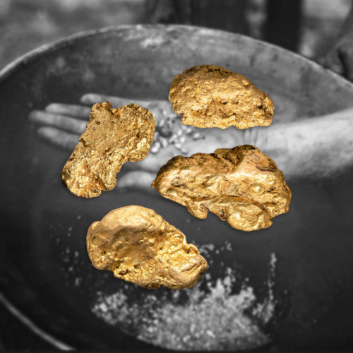 Australian nature's natural gold nugget Australian Nugget (22 - 24 carats) (2)