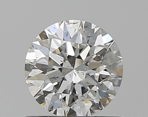 0.57 carat G-SI2 Very Good cut Natūralus Round Deimantas (1)